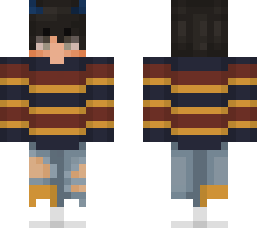 aesthetic stripes + horns