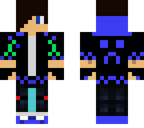 black and blue boy