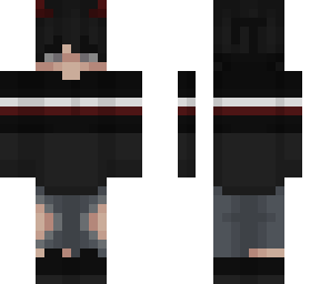 black-haired boy w. sweater