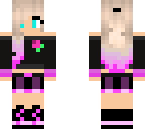 black/pink angelgirl