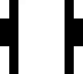 black white