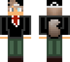 blind wolf boy with suit