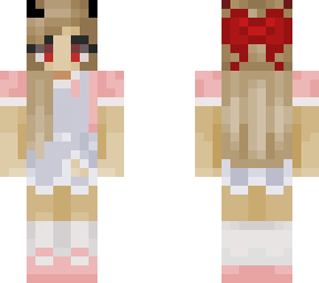 cute pink/red demon