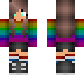 cute rainbow girl