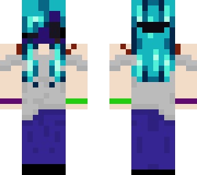 eyeless blue hair jill