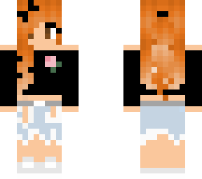 ginger goth flower girl variation