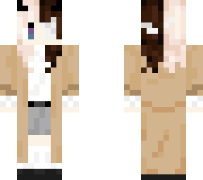 girl with long coat
