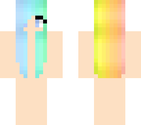 pastel rainbow hair base