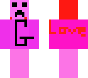 pink girl creeper
