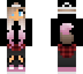 pink wolf girl