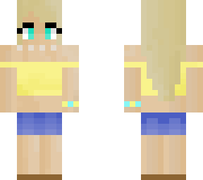 puke shell girl (blond)
