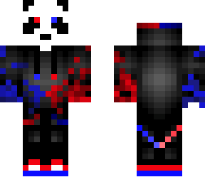 red and blue panda