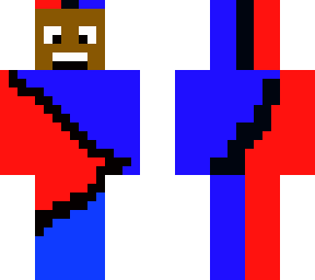 red and blue person