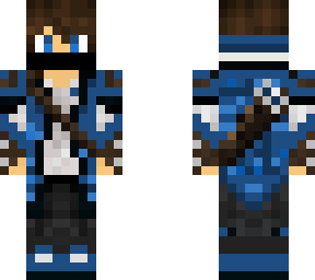 blue hunter with mask