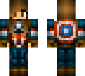 brown eyed captain america girl