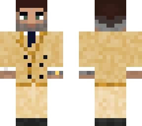 double breasted khaki suit