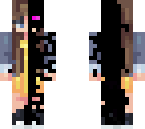 girl turning into a enderwomen