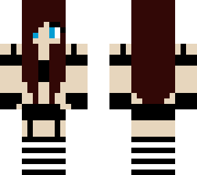 goth girl in swimsuit