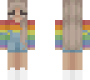 kaneeey rainbow overalls