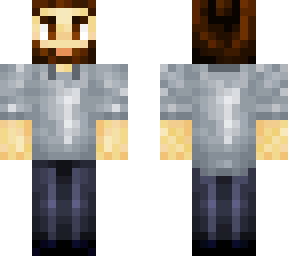 male manbun and beard