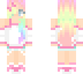 pretty rainbow girl