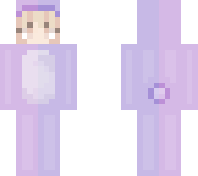 purple-blue bear bathrobe