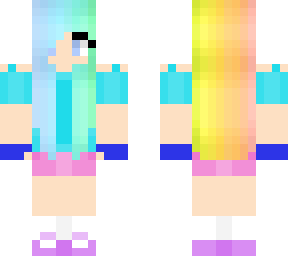 rainbow girl