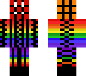 rainbow rubik head