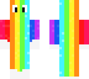 rainbow with cloud gloves