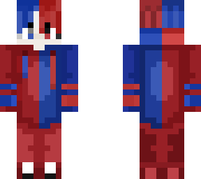 red and blue boy