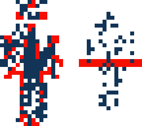 red and blue guy