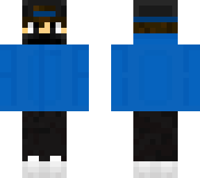 tucker blue sweatshirt + hat