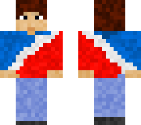 assassin in red and blue with engines on hands and feet with pepsi guy disguise!