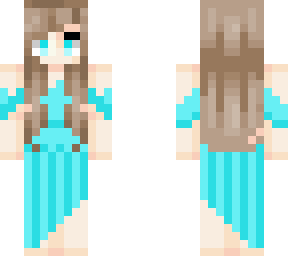 blue evening dress