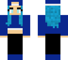 blue girl