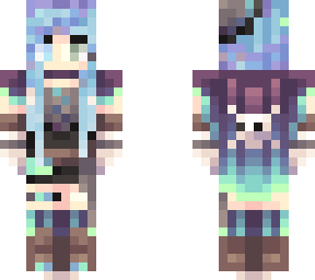 blue haired elf