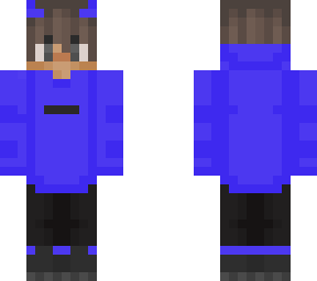 blue hoodie boy
