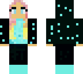 blue rainbow girl