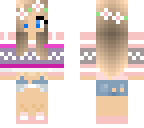 cute pink summer girl