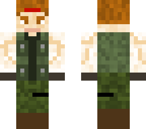 fred w but its my green military jacket without sleeves
