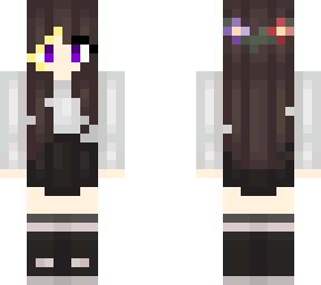 girl in a skirt