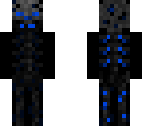 glowing skeleton