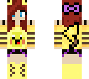 pika girl pikachu face shirt