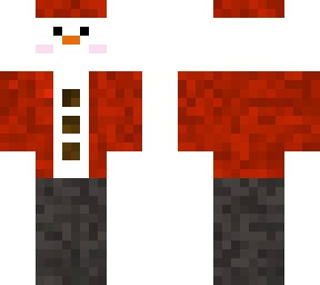snowman with santa