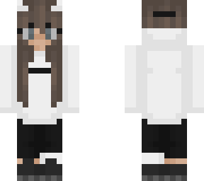 all in white
