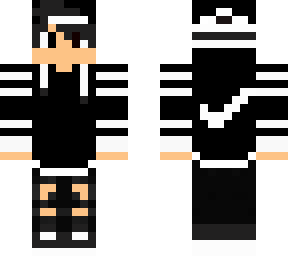 black and white nike