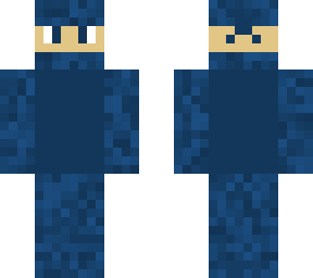blue-camouflage ninja