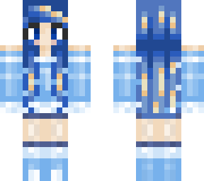 blue girl