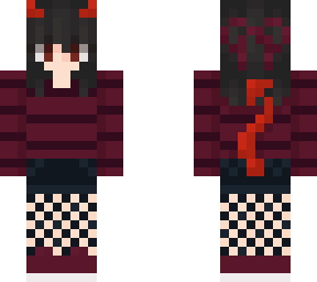 edgy demon gal