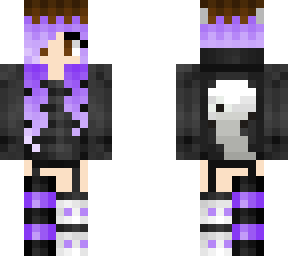 lilac dyed hair wolf girl edit